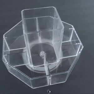 Rotating Acrylic Hexagon Organizer